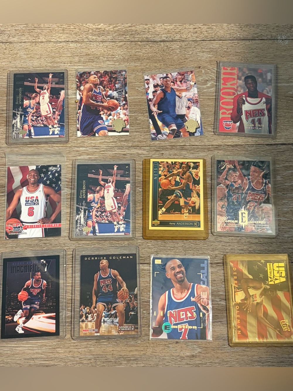 NBA Vintage Basketball Card Lot New Jersey Nets